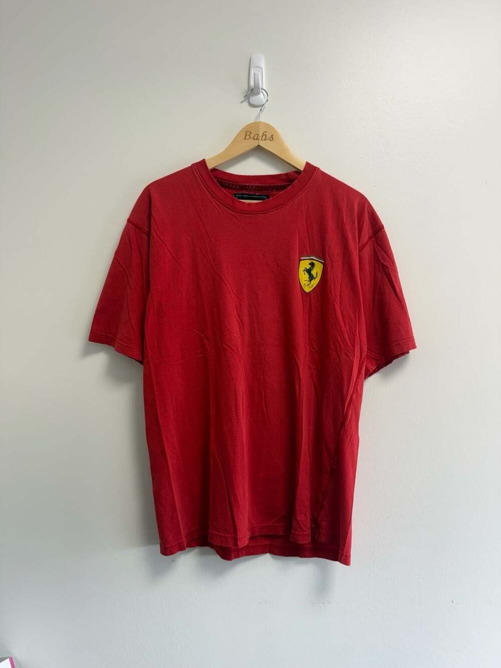 Ferrari Scuderia F1 Racing T-Shirt Size XXL Red Logo Short Sleeve